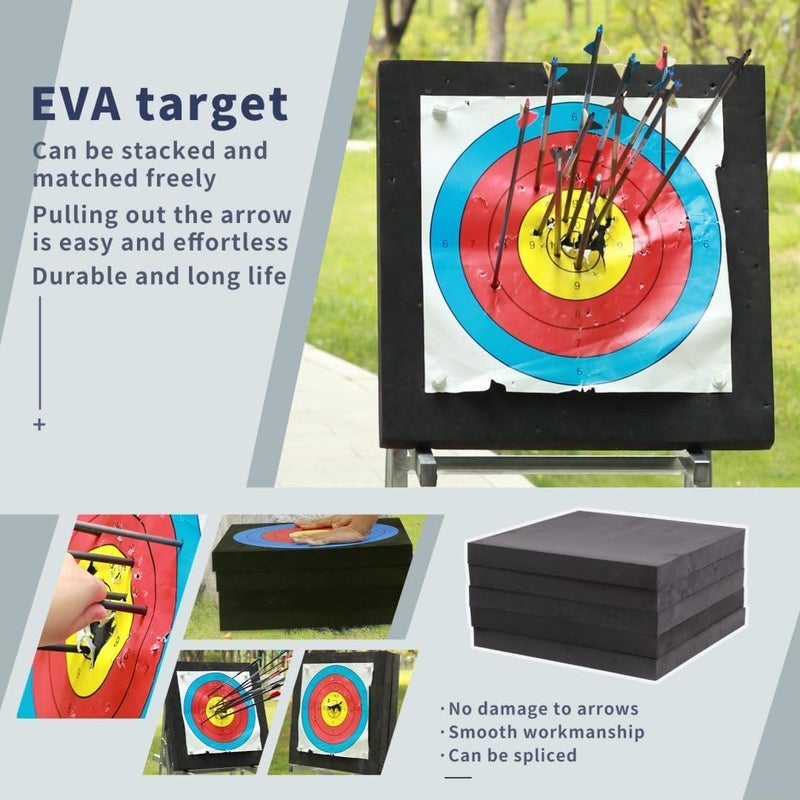 SP.G Archery Target for Backyard Adult - EVA Foam Big Archery Target for Bows up to 50 Lbs, Durable Bow and Arrow Target for Backyard Shooting Practice with Arrow Puller - Image 4